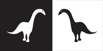 Illustration graphics of dinosaur icon vector
