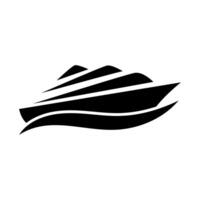 yacht logo abstract template. Boat Logo Design Template Graphic Branding Element. vector