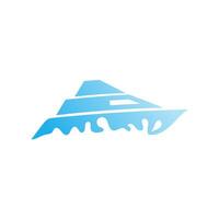yacht logo abstract template. Boat Logo Design Template Graphic Branding Element. vector