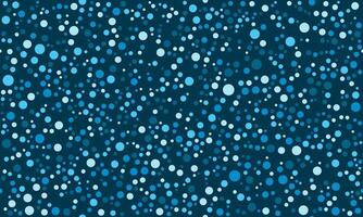 Abstract seamless pattern of bubbles floating in a sea of deep blue background vector