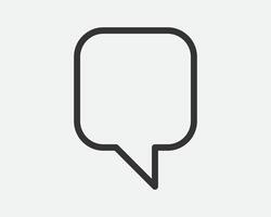 Talk bubble speech icon. Blank empty bubbles design elements. Chat on line symbol template. Dialogue balloon sticker silhouette. vector