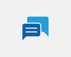 Chat icon design element. Talk bubble speech sign. Dialogue balloon. vector