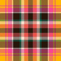 Tartan scotland seamless plaid pattern . Retro background fabric. Vintage check color square geometric texture. vector