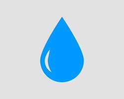 Drop water icon isolated design element vector