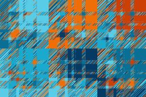 Modern glitch background. Color geometric abstract pattern . vector