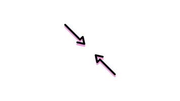 Maximize And Minimize Icon in Colored Outline Style of nice animated for your videos, easy to use with Transparent Background video