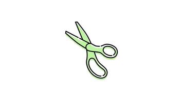 Tools and Equipment Icon in Colored Outline Style of nice animated for your Bussines videos, easy to use with Transparent Background video
