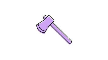 Tools and Equipment Icon in Colored Outline Style of nice animated for your Bussines videos, easy to use with Transparent Background video