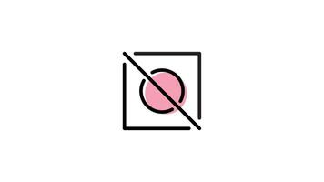 Media Control Icon in Colored Outline Style of nice animated for your Bussines videos, easy to use with Transparent Background video