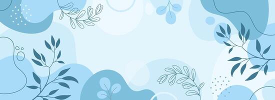 Design banner Spring background with beautiful. Background for design. Colorful background with tropical plants. vector