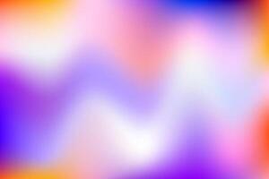 Abstract color gradient background. Liquid mesh wavy blurred texture. Bright multicolor dynamic design. Modern smooth iridescent futuristic backdrop. vector
