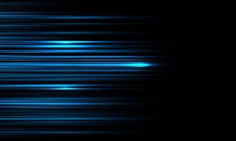 Abstract blue fast high speed light movement technology futuristic creative design background vector
