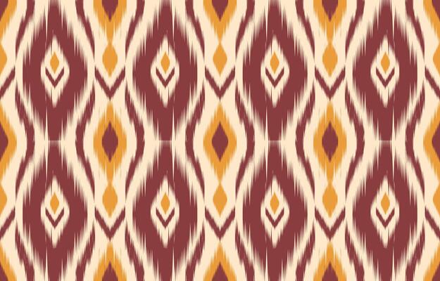 Ethnic abstract ikat art. Aztec ornament print. geometric ethnic pattern seamless color oriental. Design for background ,curtain, carpet, wallpaper, clothing, wrapping, Batik.