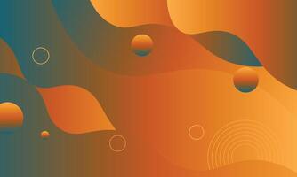 Fuid gradient with circle. vector