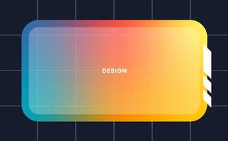 Modern pop up window illustration. Futuristic pop up interface. vector