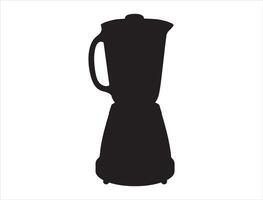 Blender silhouette on white background vector