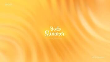 Summer gradient background. Bright colorful warm summer colors. Gradient background in yellow and orange colors with soft transitions. Great for covers, branding, poster, banner. illustration. vector