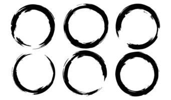 circle frame set vector
