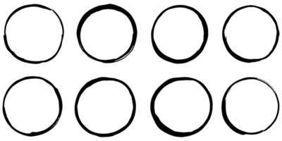 circle frame set vector