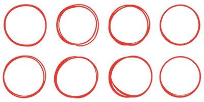 circle frame set vector