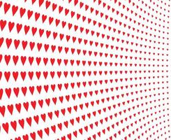 RED HEARTS BLENDING PATTERN BACKGROUND vector