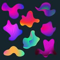 Simple shape assets to use for graphic design vector