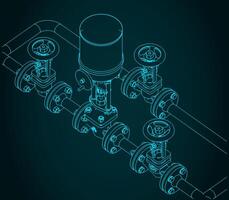 Control valves with bypass vector