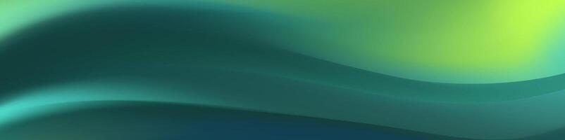 Elegant mesh wave blur banner showcases a harmonious, undulating arrangement of blurred mesh waves in lush green tones, cultivating a memorable, premium visual presence for promotional materials vector