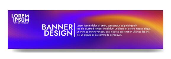 Impactful mesh blur banner highlights smooth, geometric flow of blurred waves in dramatic hues for elevated design presence vector