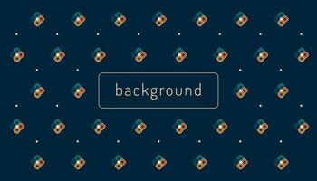 pattern with geometric texture in bright colors on corporate blue background vector