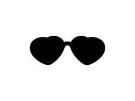Sun Eye Glasses Silhouette, Front View, Flat Style, can use for Pictogram, Logo Gram, Apps, Art Illustration, Template for Avatar Profile Image, Website, or Graphic Design Element vector