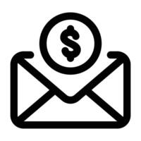 Simple Salary icon. The icon can be used for websites, print templates, presentation templates, illustrations, etc vector