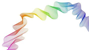 Abstract backdrop with wave gradient lines vector