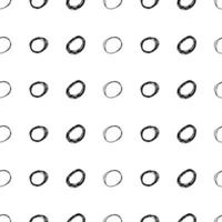 Seamless pattern with sketch circles shape vector
