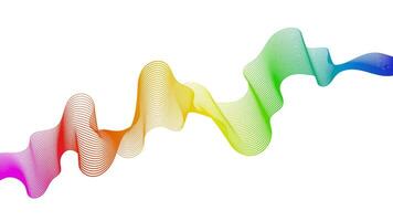 Abstract backdrop with wave gradient lines vector