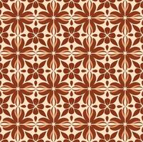 Seamless geometric patterns beautiful flower illustration template vector