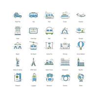 Comprehensive Travel Icon Design Collection vector