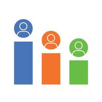 Exit polling icon design isolated on white background vector