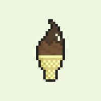 ice cream pixel art for dynamic digital projects and designs. vector