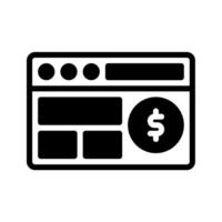 website, web icon or logo illustration style. Icons ecommerce. vector