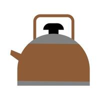 teapot isolated on white background vector