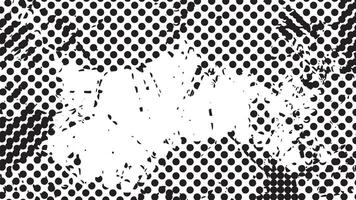 Grunge vintage design effect with halftone pattern. vector
