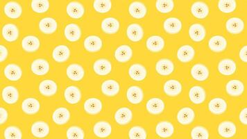 Banana pattern wallpaper. Banana banana slice . vector