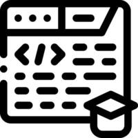 this icon or logo learning icon or other where everything related to kind of learning like source and others or design vector