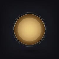 Button of the overall design exudes a sense of premium quality and sophistication, suitable for high-end branding or luxury products vector