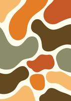 abstract retro hand drawn pattern background vector
