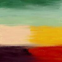 abstract hand painted minimal modern art background design vector