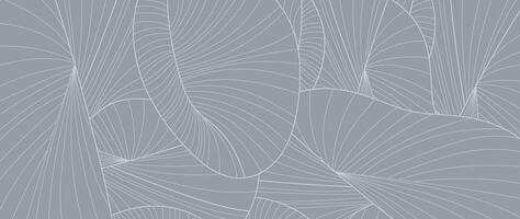 Abstract line art background . Minimalist pencil hand drawn contour doodle scribble curve lines style background. Design illustration for fabric, print, cover, banner, decoration, wallpaper. vector