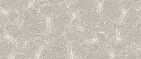 Abstract line art background . Minimalist pencil hand drawn contour doodle scribble curve lines style background. Design illustration for fabric, print, cover, banner, decoration, wallpaper. vector