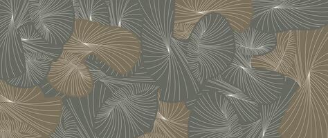 Abstract line art background . Minimalist pencil hand drawn contour doodle scribble curve lines style background. Design illustration for fabric, print, cover, banner, decoration, wallpaper. vector